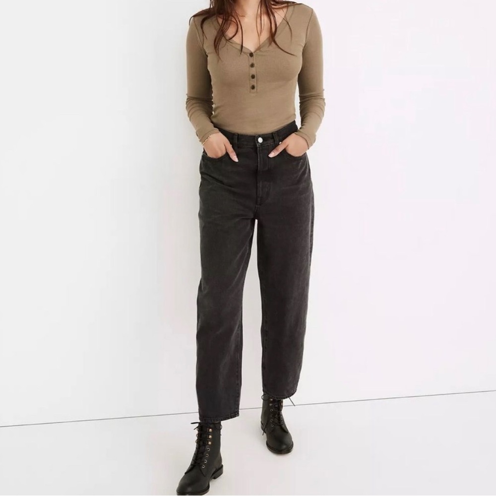 Black Madewell balloon jeans